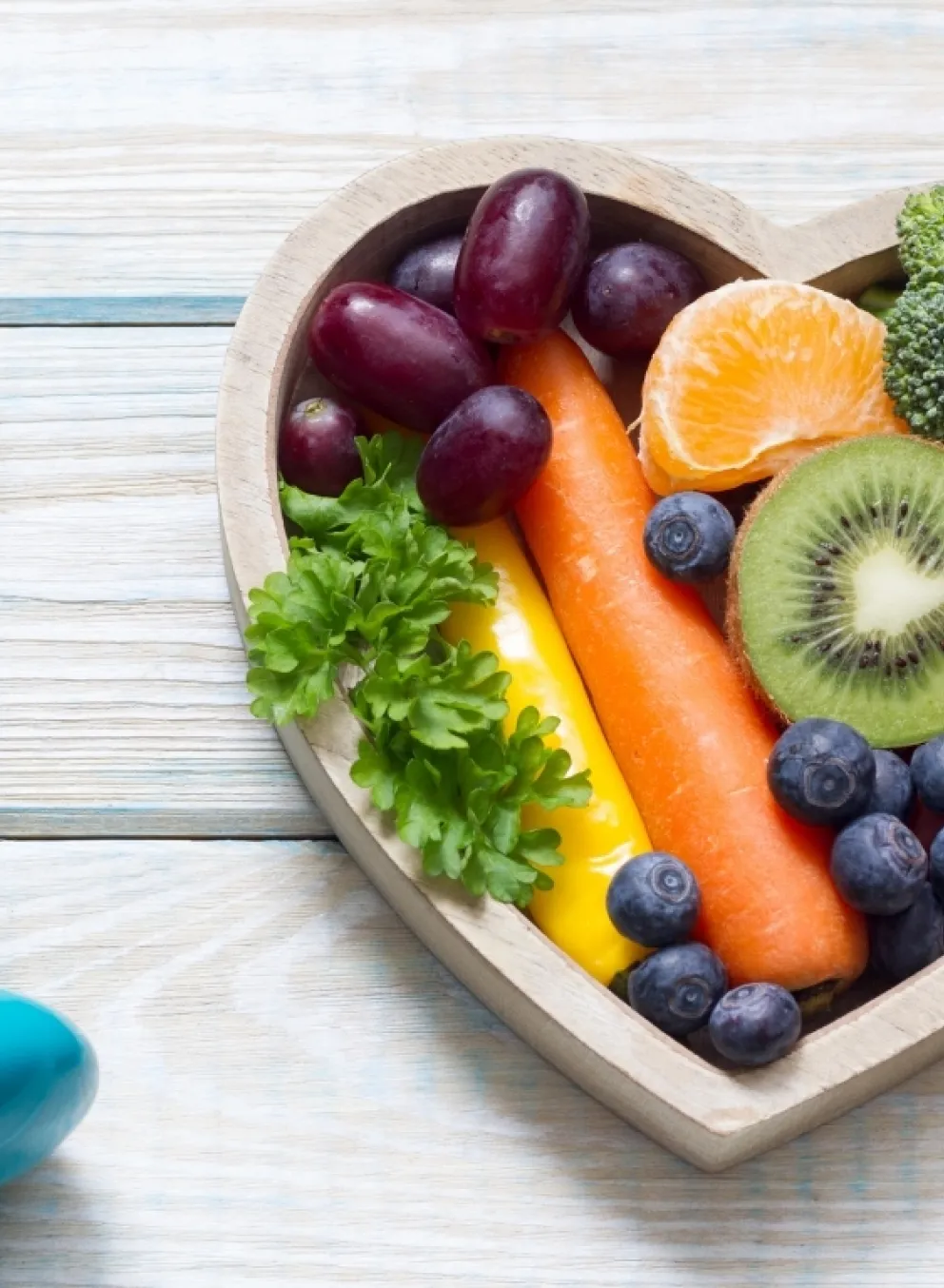 Nutritious foods and a handweight